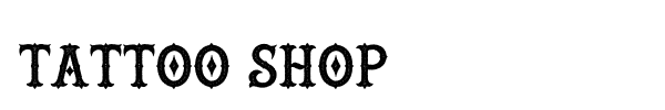 Tattoo Shop font preview